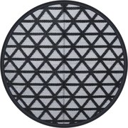 vidaXL Covor de exterior, ARAKIL negru, Ø200 cm, PP