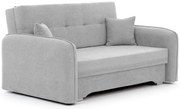 Canapea extensibila pentru 2 persoane LAINE, gri deschis