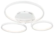 Plafoniera moderna alba incluzând LED și dimmer - Rondas