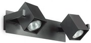 Aplica design modern cu 2 spoturi directionabile MOUSE AP2 negru 156705