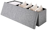 Deuba Cutie depozitare gri deschis - 115x38x38cm
