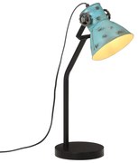 vidaXL Lampă de birou 25 W, albastru uzat, 17x17x60 cm, E27