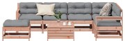 vidaXL Set mobilier de grădină cu perne, 8 piese, lemn masiv douglas