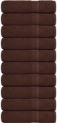 vidaXL Prosoape de baie, FROGN, 10 buc., maro, 100x150 cm, 360 g/m²