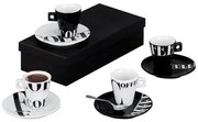 Set de servire cafea COFFEE STYLE, 8 piese, ZELLER, espresso
