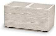 Ghiveci MADERA CASE ECO WOOD 77 cm, alb, M
