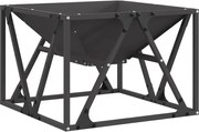 vidaXL Cuptor de foc Negru 50 x 50 x 35 cm Oțel