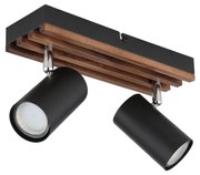 Spot Globo 57909-2 KAYDEN 2xGU10/25W/230V negru