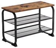 Pantofar DAVOR, maro/negru