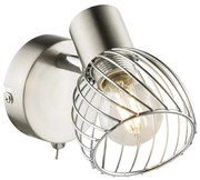 Aplica cu spot design industrial TEXAS nichel, crom