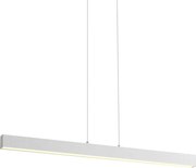 Lampă suspendată albă incl. LED cu dimmer în 3 trepte 2700-4000K cu comutator DIP - Keane