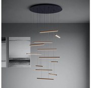 Lustră LED dimabilă pe cablu Eglo 390351 LINDOZA 12xLED/8,4W/230V 3000K