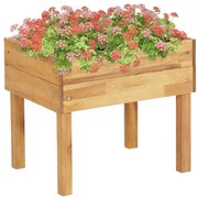 vidaXL Jardinieră înaltă, 50 x 40 x 45 cm, lemn masiv de acacia