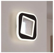 Aplică LED Eglo 901239 MACCHIONI LED/12W/230V 4000K negru