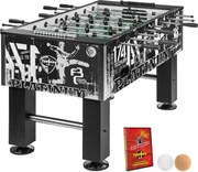 TUNIRO PRO Fotbal de masă 110 kg, negru și alb