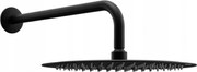 Mexen Slim duș cu efect de ploaie 25 cm cu braț de duș, negru - 79225211-70