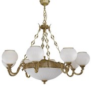 Candelabru clasic din alama 8+3 design italian 9350