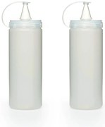Set 2 recipinte pentru sosuri Hermia 283PLN1204, 2 piese, Plastic, Transparent