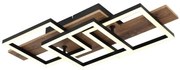 Plafoniera LED design slim JEFFRY aspect lemn 67350-24 GL