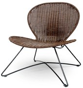 Fotoliu de design Culoare Maro / Rattan, SAREK