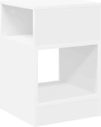 vidaXL Masă laterală Alb 30,5 x 30 x 45 cm Lemn compozit