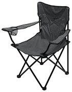 Scaun pliabil de drumeții, gri