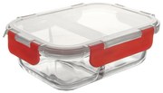 Tavă de copt divizată Orion cu capac din plastic,21 x 16 x 7 cm, 21 x 16 x 7 cm