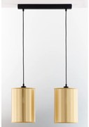 Jupiter 2091 - Lustru suspendat pe cablu CORTINA 2xE27/15W/230V, auriu/negru