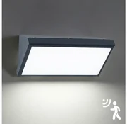 Aplică LED de exterior cu senzor Brilagi TRIANGLE LED/20W/230V antracit