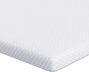 vidaXL Suport pentru saltea Alb 70 x 200 cm Material jacquard