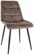Scaun Chic velvet cappuccino Blu38