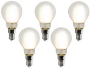 Set de 5 Becuri LED Smart E14 P45 Mate 4.2W 470 lm 2700-6500K
