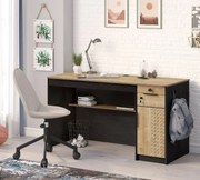 Birou pentru camera copii si adolescenti 138x58x76 cm Colectia Black
