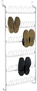 Wenko Suport pentru pantofi de agățat pe ușă, 18perechi, argintiu