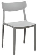 Set 4 scaune METRO -POLIPROPILENA-HORECA - GRI