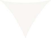 vidaXL Pânză parasolar, alb, 5x5x6 m, HDPE, 160 g/m²