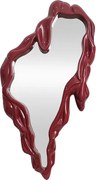 Oglinda de perete decorativa FLUIDUM 150cm rosu