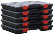 vidaXL Cutii de organizare, 5 buc., 40x30x5 cm, polipropilenă
