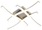 Plafoniera pătrată de design din oțel cu LED inclus - Onda