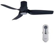 Ventilator LED dimabil Lucci air 213354 NAUTICA 1xGX53/12W/230V negru + telecomandă