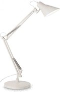 Lampa de birou cu brat articulat SALLY TL1 TOTAL WHITE