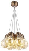 Lustră LED pe cablu BULBS LED/30W/230V bronz Klausen 142009