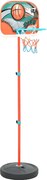 vidaXL Set de joc de baschet portabil, reglabil, 133-160 cm