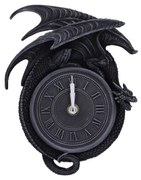 Ceas de perete gotic cu dragon Time to Burn 20.5 cm