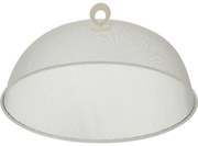 Capac metalic pentru alimente, diametru 35 x 14cm, alb