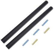 Autocolant de perete tip tablă, 0,6 x 2 m, 2 role, cu cretă