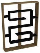 Bibliotecă Esteban Oak and Black