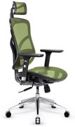 Scaun ergonomic Diablo V-Basic: negru-verde