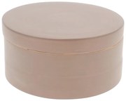 Cutie rotundă din bambus Compactor Bamboo Box, maro deschis