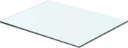vidaXL Raft din sticlă transparentă, 40 x 25 cm